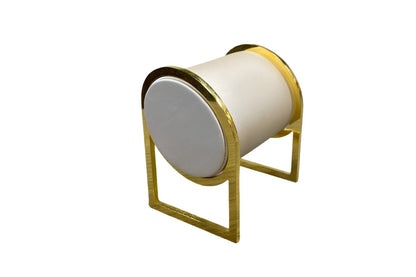 Bangle Standing Pillow with Metal Gold Mirror Finish