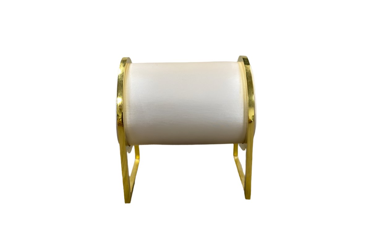 Bangle Standing Pillow with Metal Gold Mirror Finish